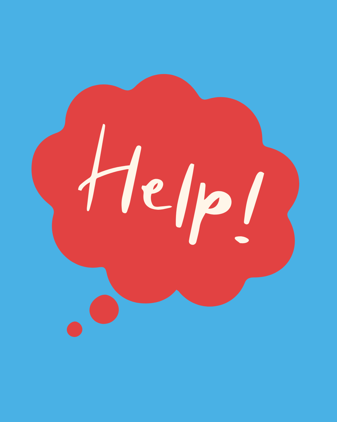 Help Fumetto "Help"